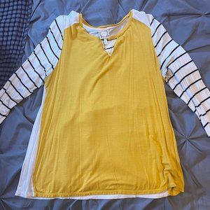 Truself XL Mustard Yellow Top